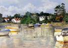 Boats Moored in Lymington Harbour