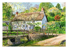 GREETING CARD: Penkestle Cottage at Helford