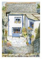 GREETING CARD: Polperro Cottage, Cornwall